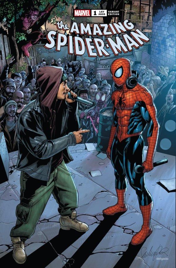 Amazing Spider-Man [Larroca Eminem] #1 (2022) Comic Books Amazing Spider-Man