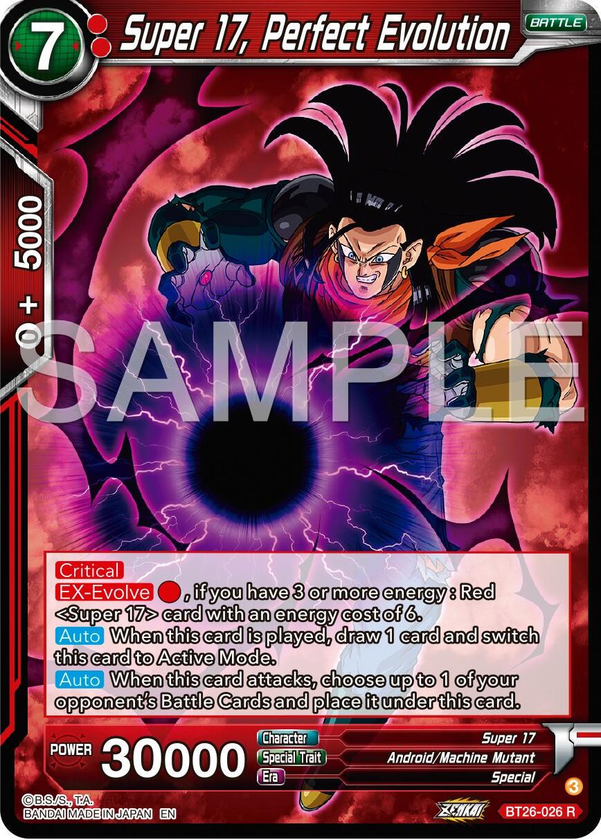 Super 17, Perfect Evolution [Foil] BT26-026 Dragon Ball Super Ultimate Advent