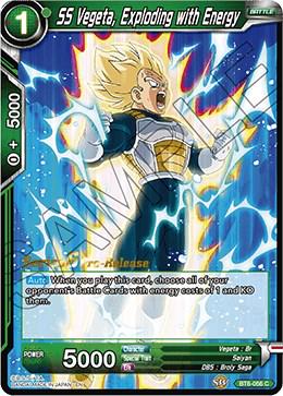 SS Vegeta, Exploding with Energy BT6-056_PR Dragon Ball Super Series 6 Pre-Release Promos