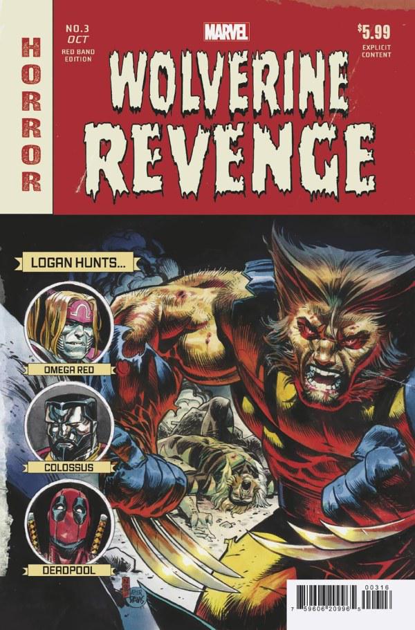 Wolverine: Revenge - Red Band Edition [Klein] #3 (2024) Comic Books Wolverine: Revenge - Red Band Edition