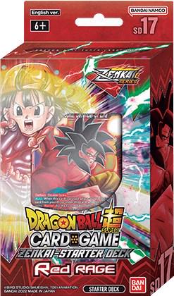 Starter Deck 17: Red Rage  Dragon Ball Super Dawn of the Z-Legends