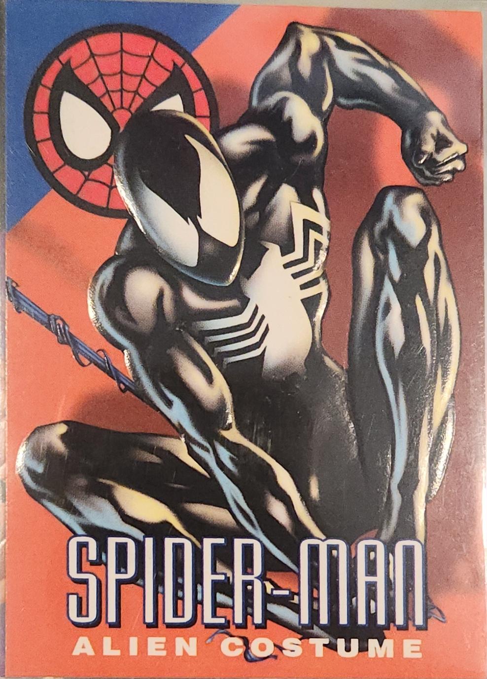 Spider-Man: Alien Costume #2 Marvel 1996 Fleer Vision