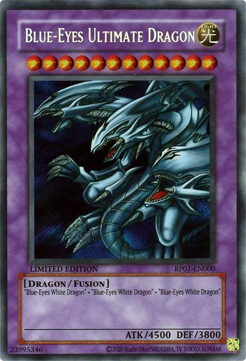 Blue-Eyes Ultimate Dragon RP01-EN000 YuGiOh Retro Pack 2024