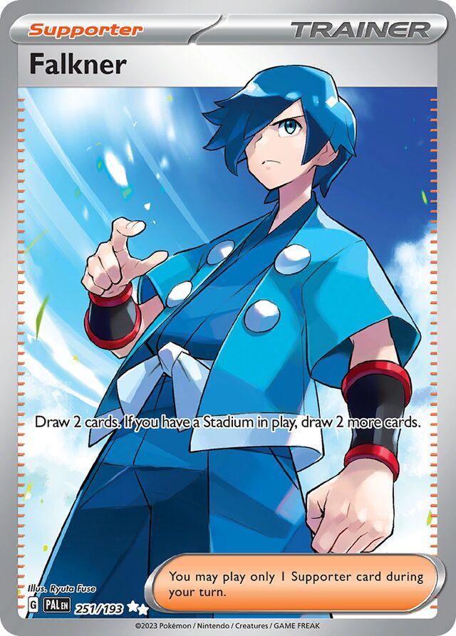 Falkner #251 Pokemon Paldea Evolved