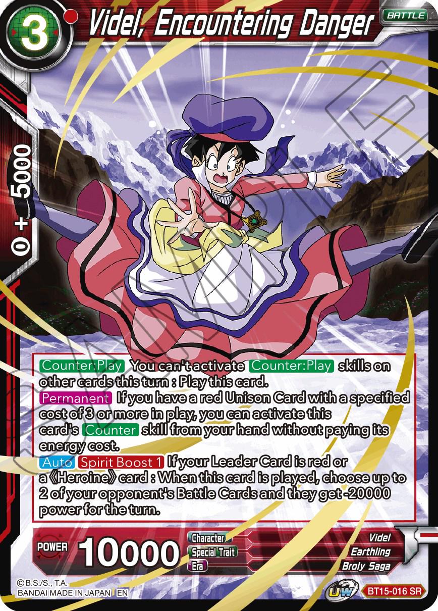 Videl, Encountering Danger [Foil] BT15-016 Dragon Ball Super Saiyan Showdown