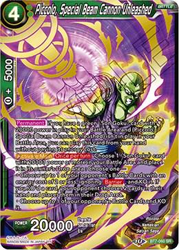 Piccolo, Special Beam Cannon Unleashed BT7-060 Dragon Ball Super Assault of the Saiyans