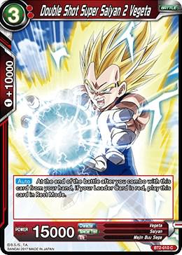 Double Shot Super Saiyan 2 Vegeta BT2-010 Dragon Ball Super Union Force