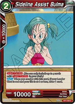 Sideline Assist Bulma [Foil] BT5-008 Dragon Ball Super Miraculous Revival