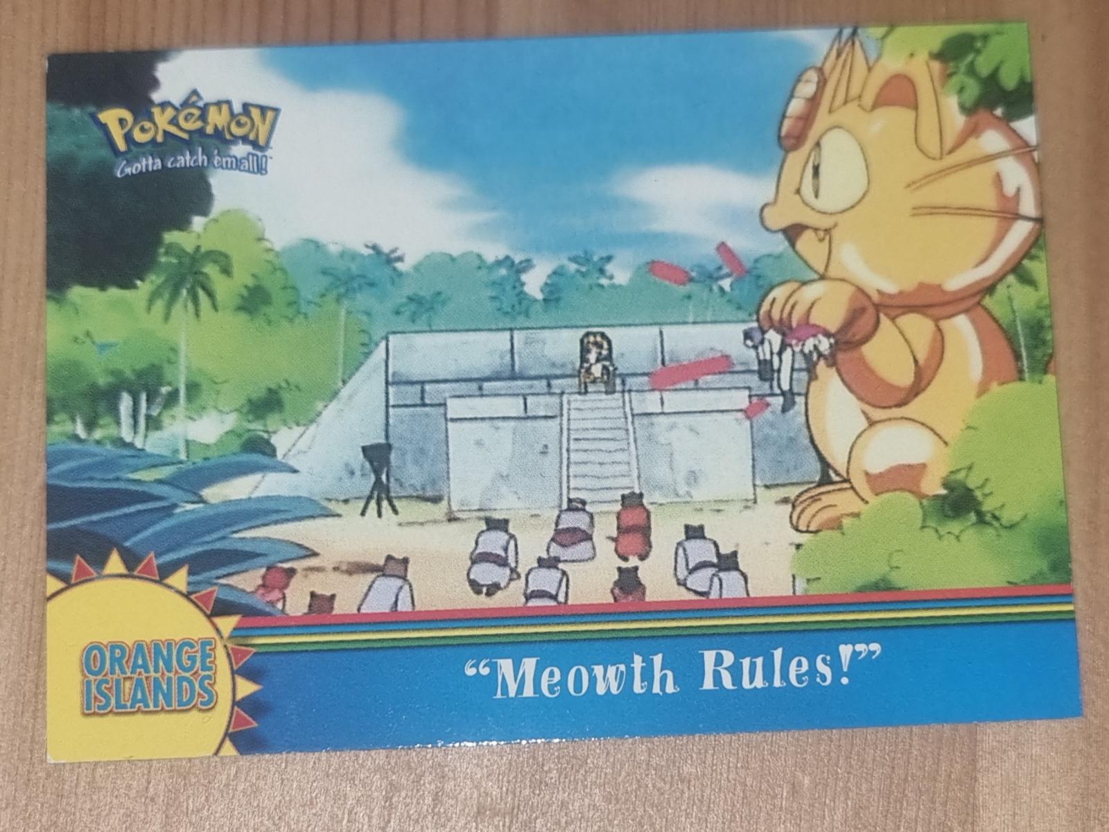 Meowth Rules! #OR13 Pokemon 2000 Topps TV Episode