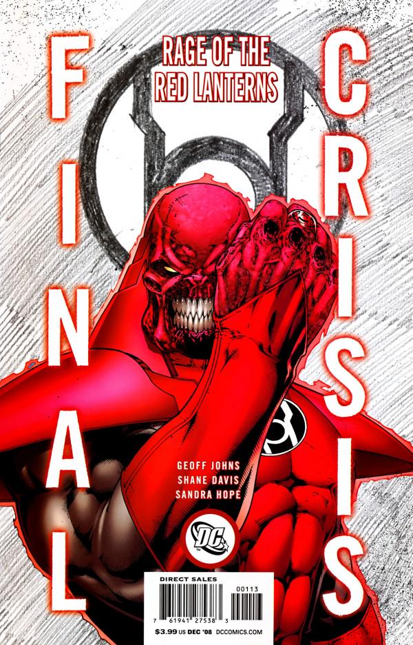 Final Crisis: Rage of the Red Lanterns [3rd Print Davis] #1 (2009) Comic Books Final Crisis