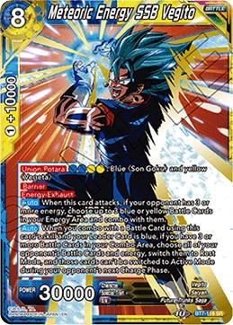 Meteoric Energy SSB Vegito BT7-118 Dragon Ball Super Assault of the Saiyans