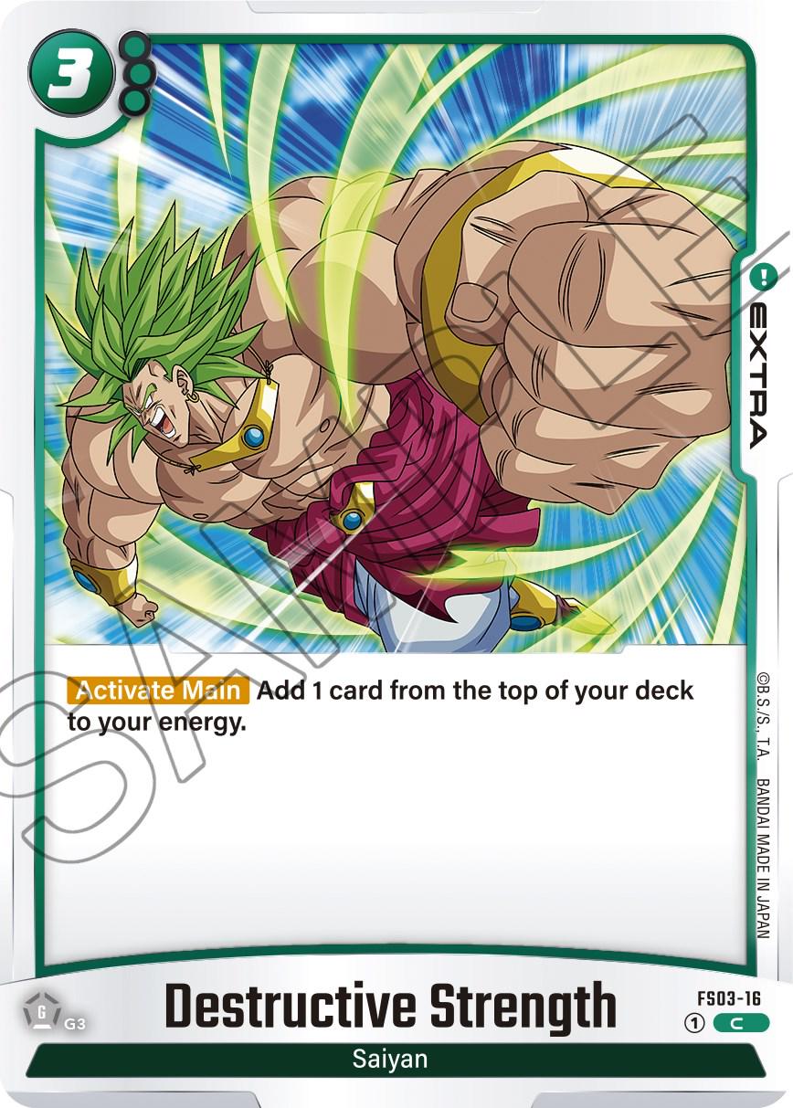 Destructive Strength FS03-16 Dragon Ball Fusion World Starter Deck: Broly