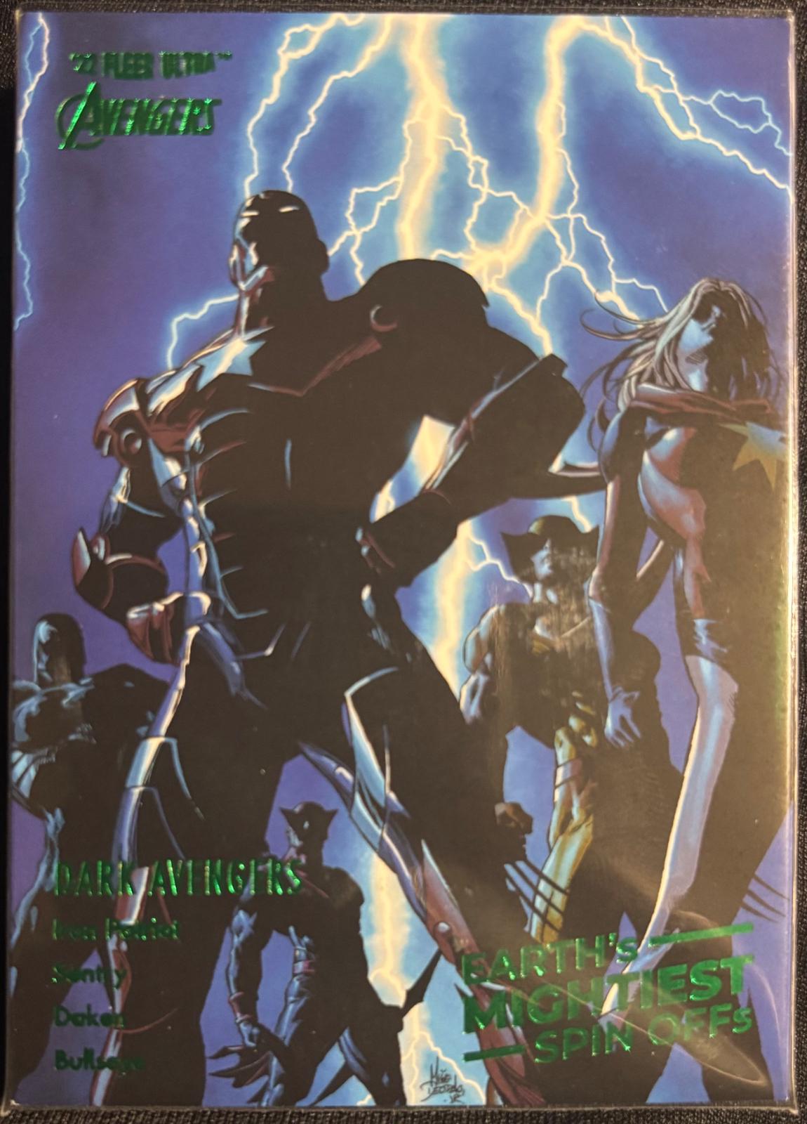 Dark Avengers [Green Foil] #SO-6 Marvel 2022 Ultra Avengers Earth's Mightiest