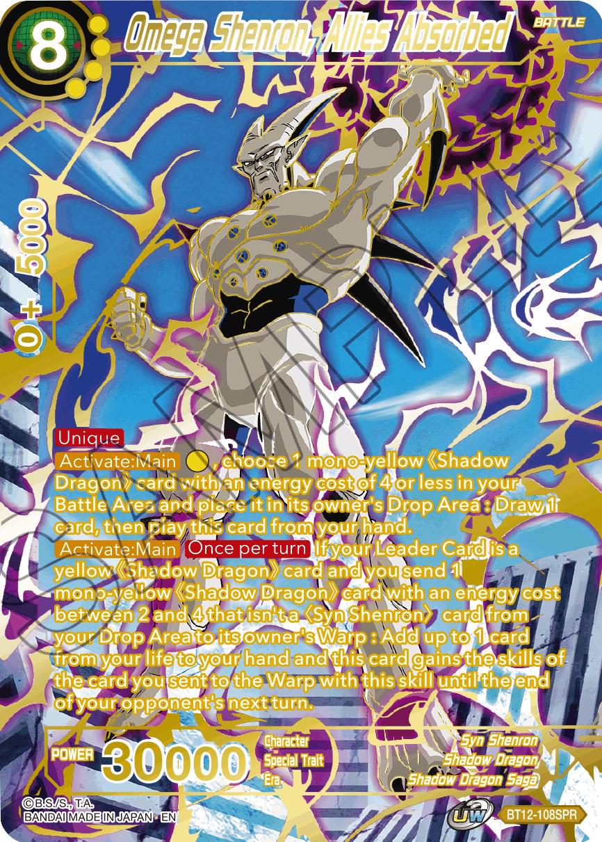 Omega Shenron, Allies Absorbed [SPR] BT12-108 Dragon Ball Super Vicious Rejuvenation