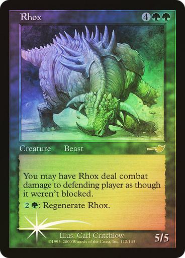 Rhox [Foil] #112 Magic Nemesis