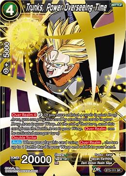 Trunks, Power Overseeing Time BT3-111 Dragon Ball Super Cross Worlds