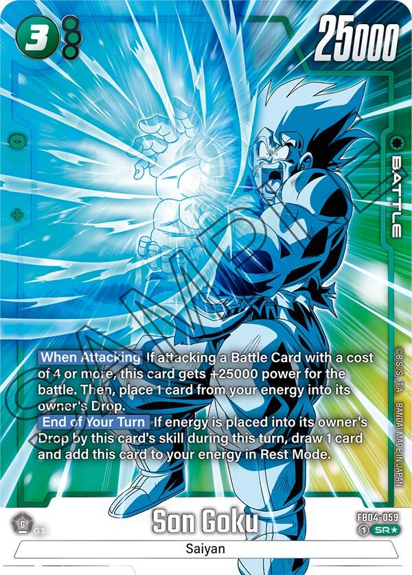 Son Goku - FB04-059 [Alternate Art Holo] FB04-059 Dragon Ball Fusion World Ultra Limit