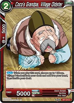 Coco's Grandpa, Village Oldster BT7-016_PR Dragon Ball Super Series 7 Pre-Release Promos