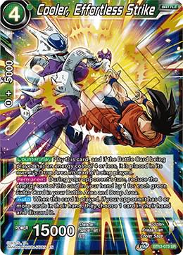 Cooler, Effortless Strike BT13-073 Dragon Ball Super Supreme Rivalry