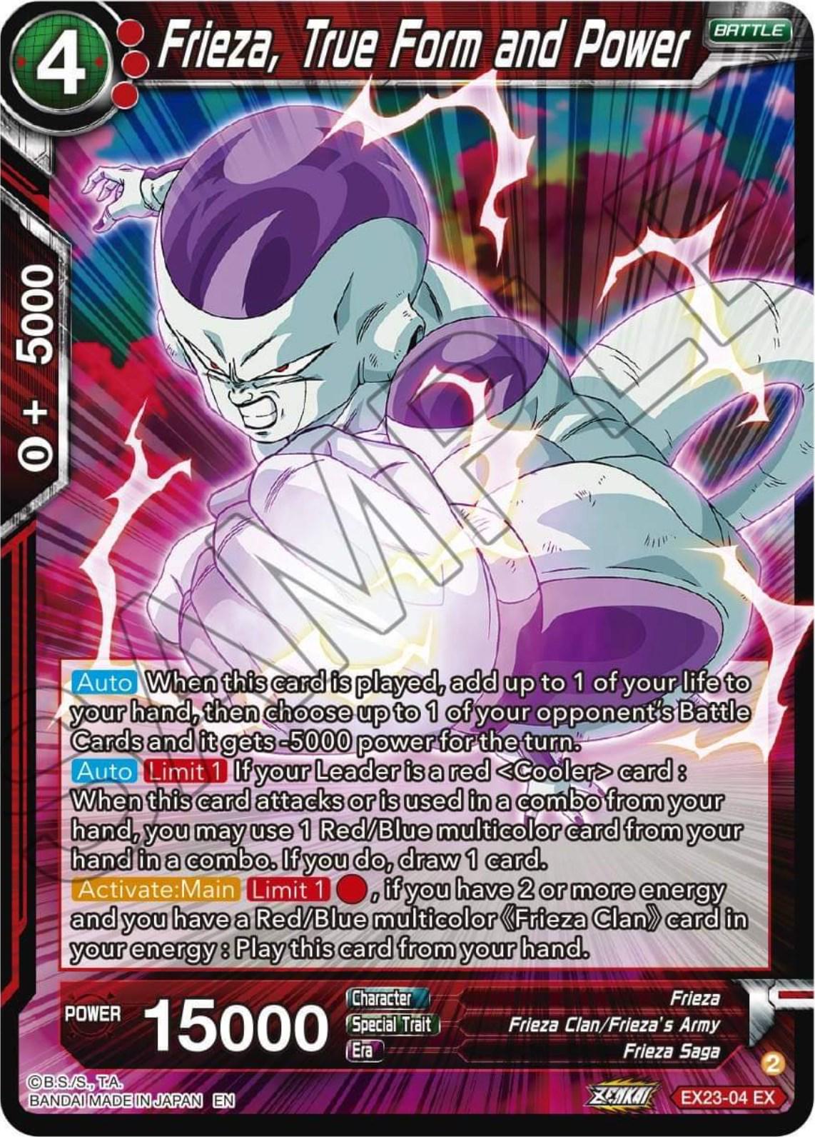 Frieza, True Form and Power [Foil] EX23-04 Dragon Ball Super Premium Anniversary Box 2023