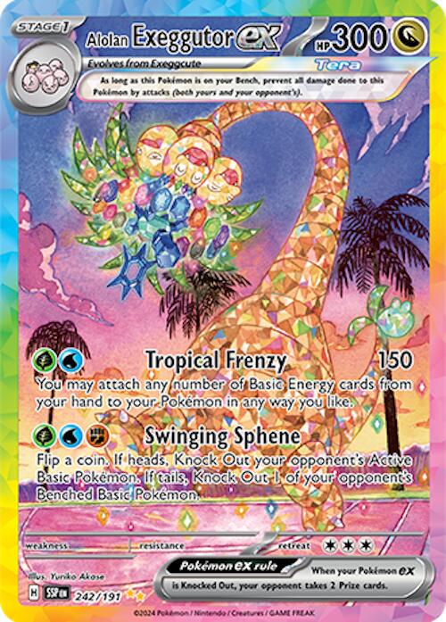 Alolan Exeggutor ex #242 Prices | Pokemon Surging Sparks | Pokemon Cards