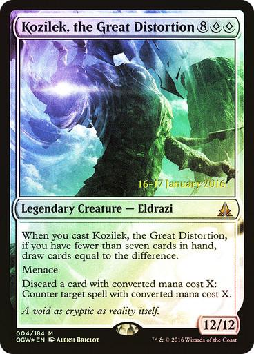 Kozilek, The Great Distortion [Prerelease] #4 Magic Oath of the Gatewatch