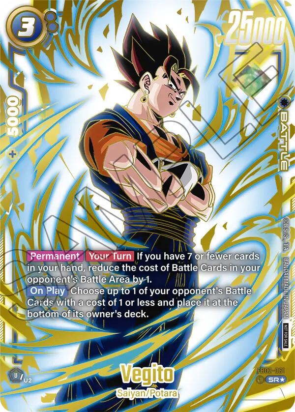 Vegito FB02-061 Dragon Ball Fusion World Judge Promo