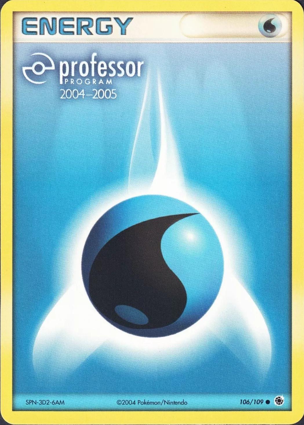 Water Energy [Professor Program 2004-2005] #106 Pokemon Ruby & Sapphire