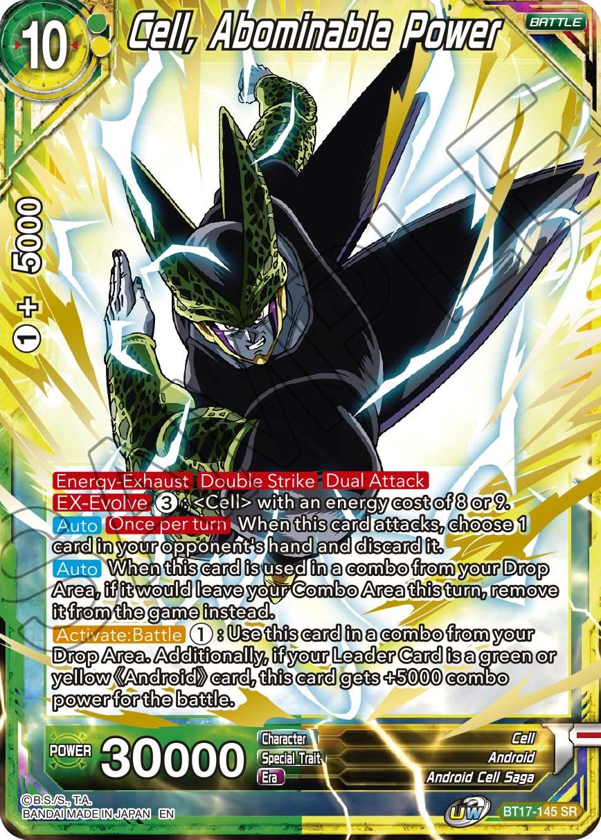 Cell, Abominable Power BT17-145 Dragon Ball Super Ultimate Squad