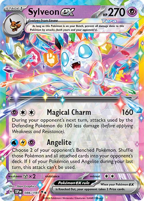 Sylveon ex #86 Pokemon Surging Sparks