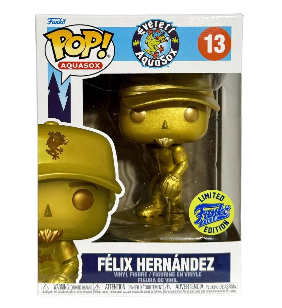 Felix Hernandez [Gold] #13 Funko POP Aquasox