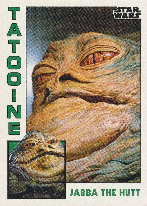 Jabba The Hutt #18 Star Wars 2023 Topps Throwback Thursday