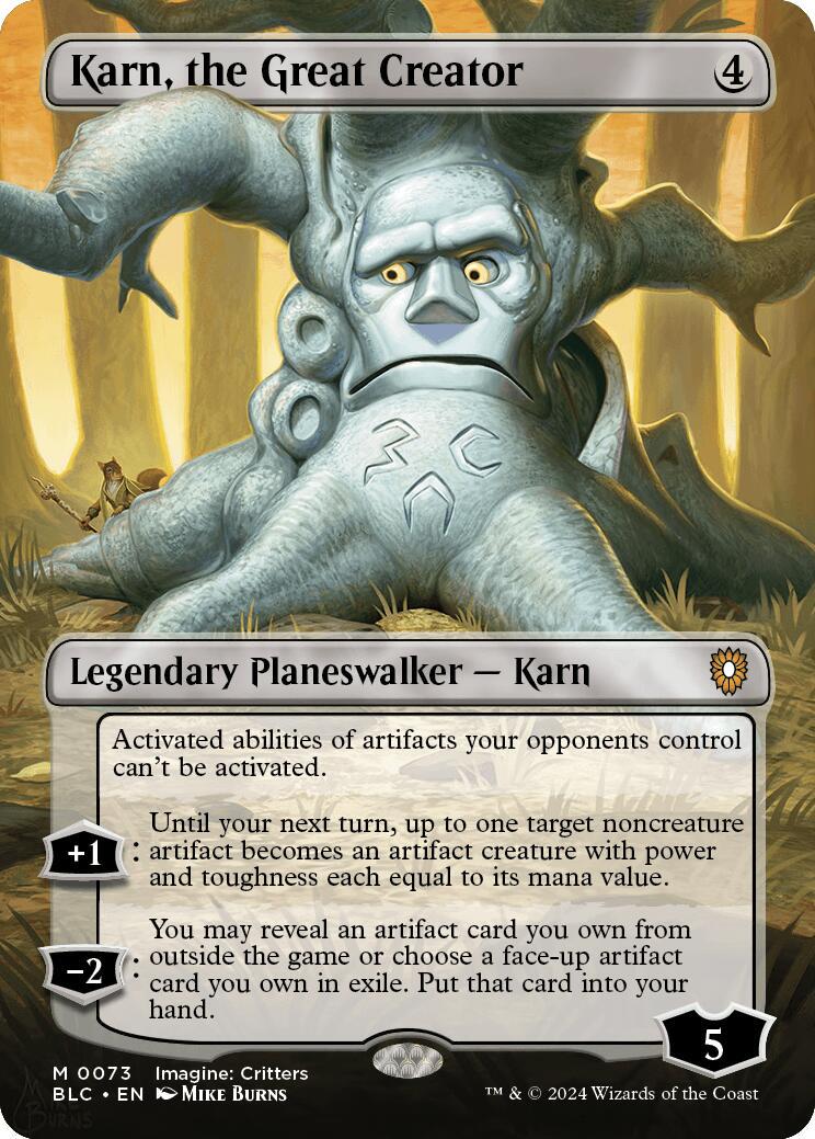 Karn, the Great Creator #73 Magic Bloomburrow Commander