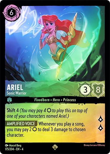 Ariel - Sonic Warrior [Foil] #175 Lorcana Ursula's Return