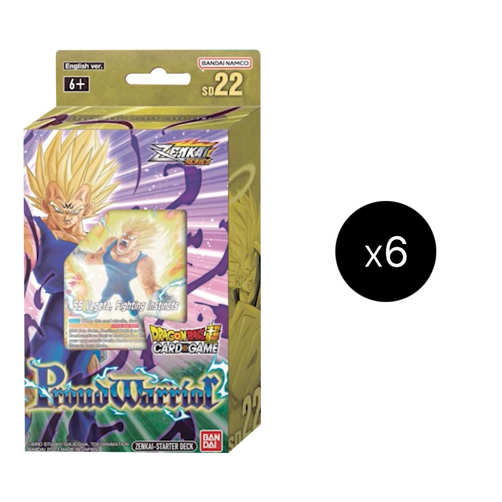 Starter Deck 22: Proud Warrior Display  Dragon Ball Super Power Absorbed