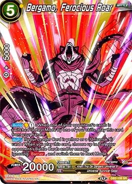 Bergamo, Ferocious Roar DB2-108 Dragon Ball Super Divine Multiverse