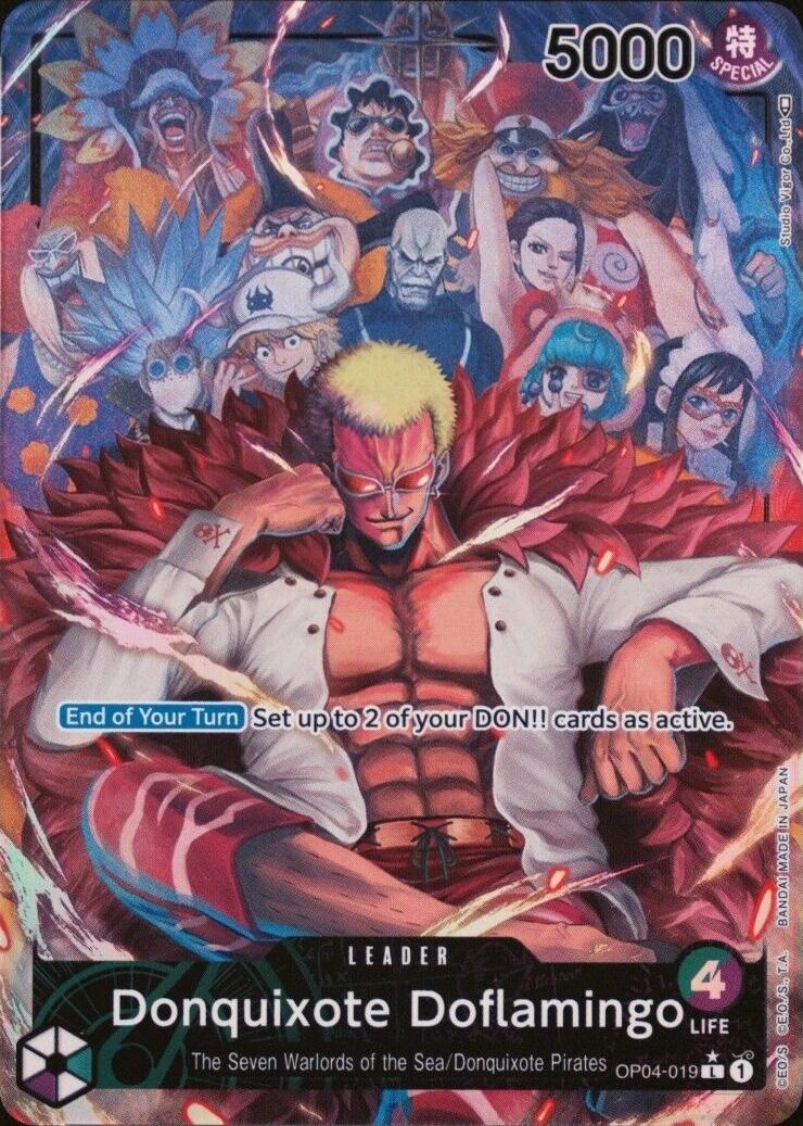 Donquixote Doflamingo [Alternate Art] OP04-019 One Piece Kingdoms of Intrigue