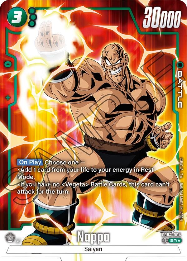 Nappa [Alternate Art] FB04-064 Dragon Ball Fusion World Ultra Limit