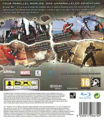 Back Cover | Spiderman: Shattered Dimensions PAL Playstation 3