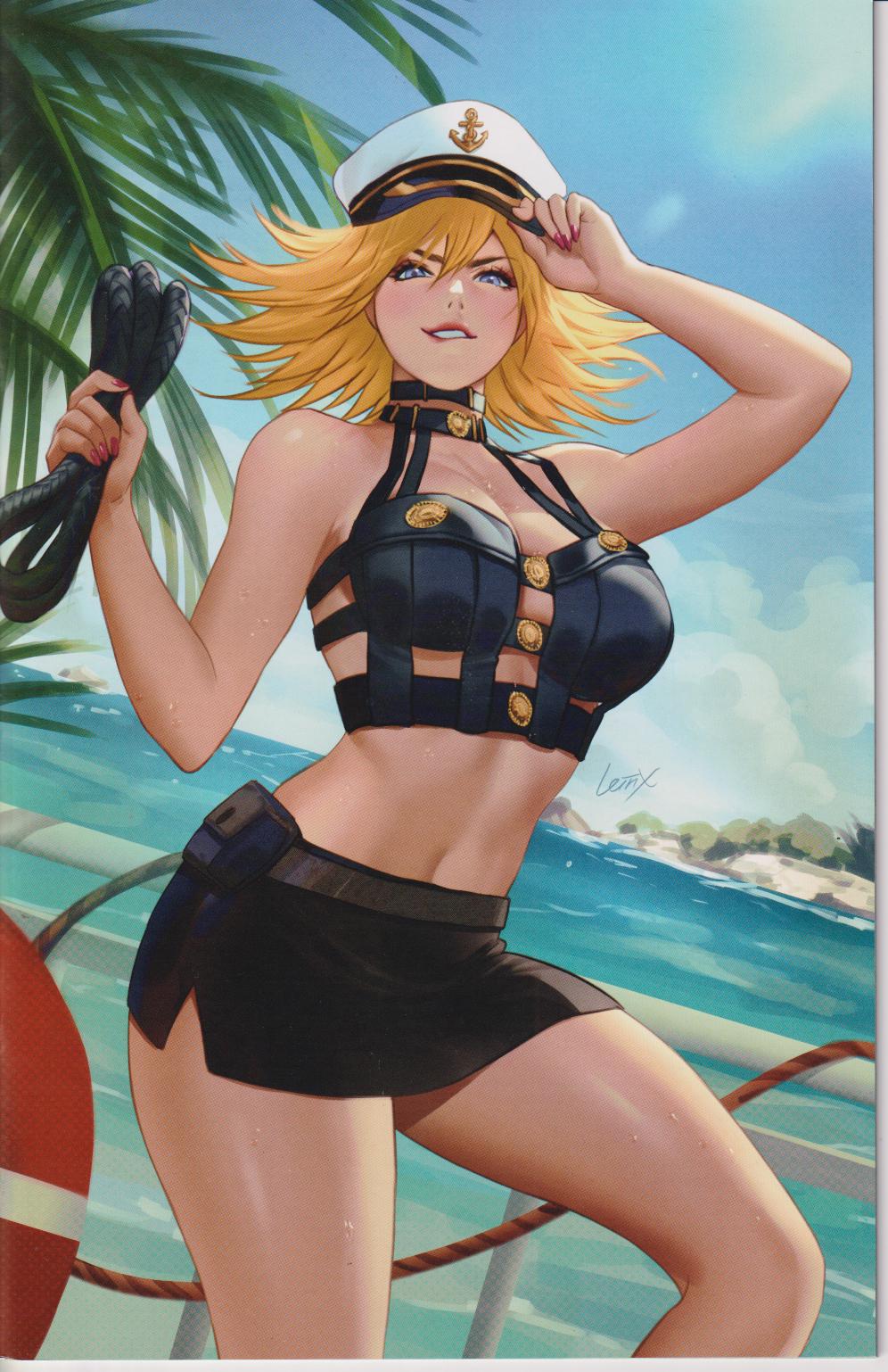 Street Fighter & Friends: Swimsuit Special [Leirix Black Virgin] #1 (2024) Comic Books Street Fighter & Friends Swimsuit Special