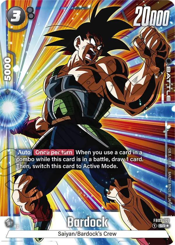 Bardock [Alternate Art] FB03-121 Dragon Ball Fusion World Raging Roar