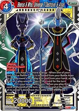 Beerus & Whis, Universe 7 Destroyer & Angel DB2-174 Dragon Ball Super Divine Multiverse