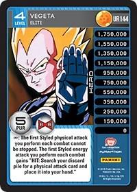 Vegeta - Elite UR144 Dragon Ball Z Evolution