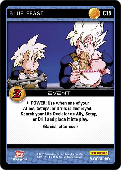 Blue Feast [Foil] C15 Dragon Ball Z Awakening