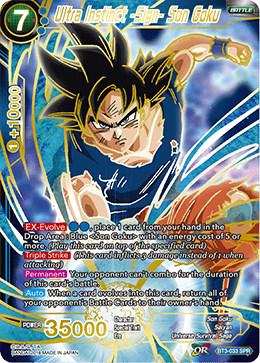 Ultra Instinct -Sign- Son Goku [SPR] BT3-033 Dragon Ball Super Cross Worlds