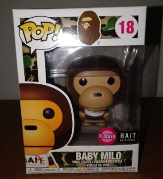 Baby Milo [Flocked] #18 Funko POP Bape