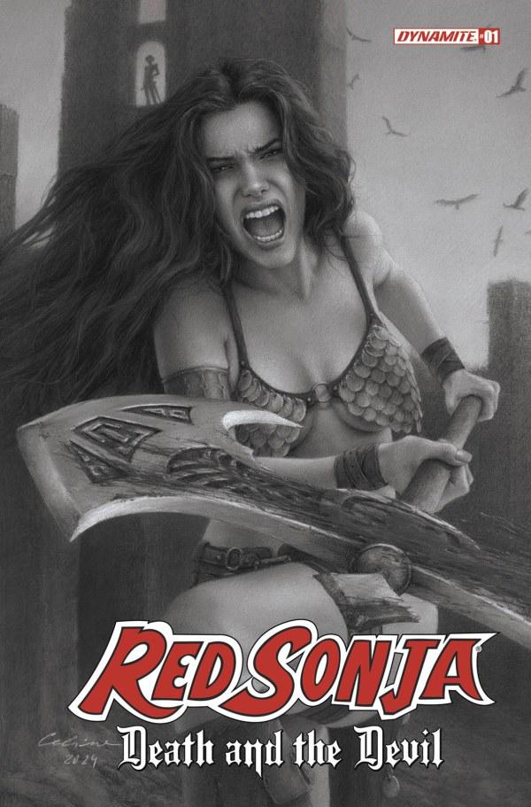 Red Sonja: Death and the Devil [Celina Sketch] #1 (2024) Comic Books Red Sonja: Death and the Devil