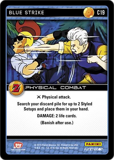 Blue Strike [Foil] C19 Dragon Ball Z Awakening