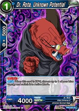 Dr. Rota, Unknown Potential [Foil] DB2-042 Dragon Ball Super Divine Multiverse