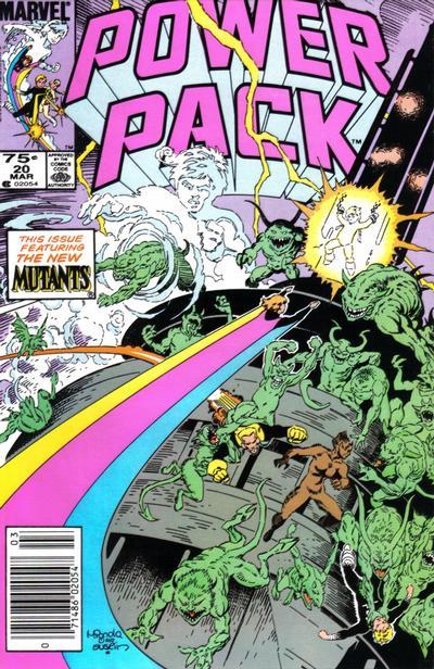 Power Pack [Newsstand] #20 (1986) Comic Books Power Pack